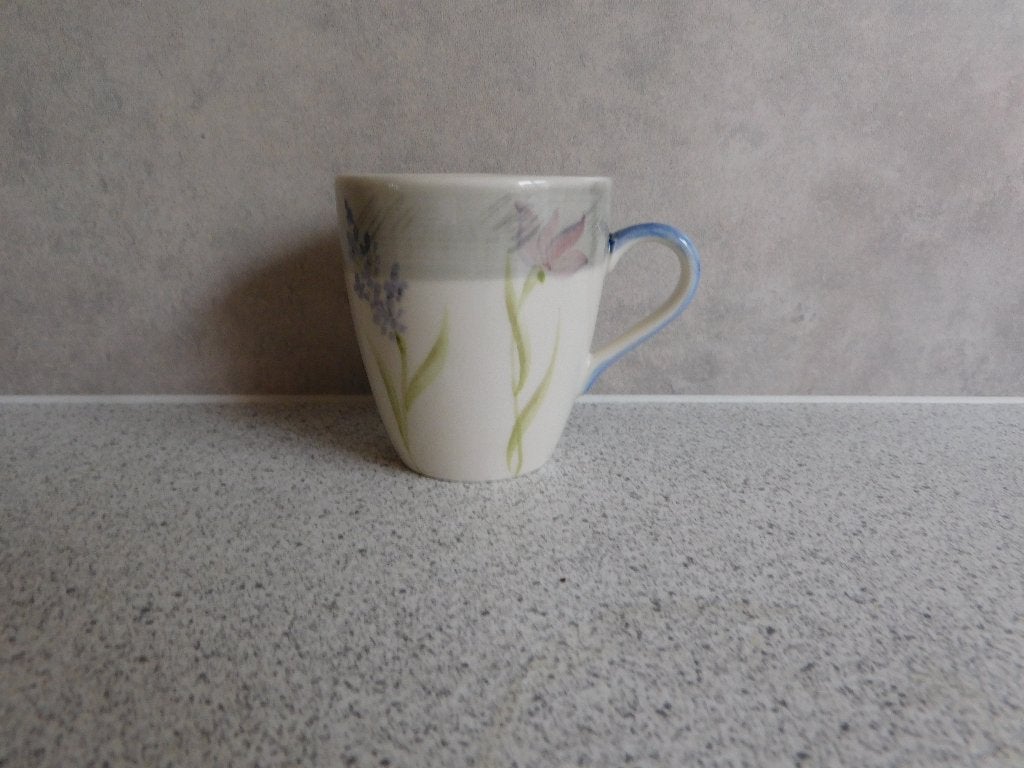 Senseo mok 150 ml. Tulp Vic's Handpainted, Overige merken, Zo goed als nieuw, Overige stijlen, Porselein