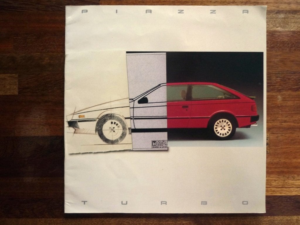 Isuzu Piazza Turbo (1985/1986, Engels), Ophalen of Verzenden, Zo goed als nieuw, Overige merken