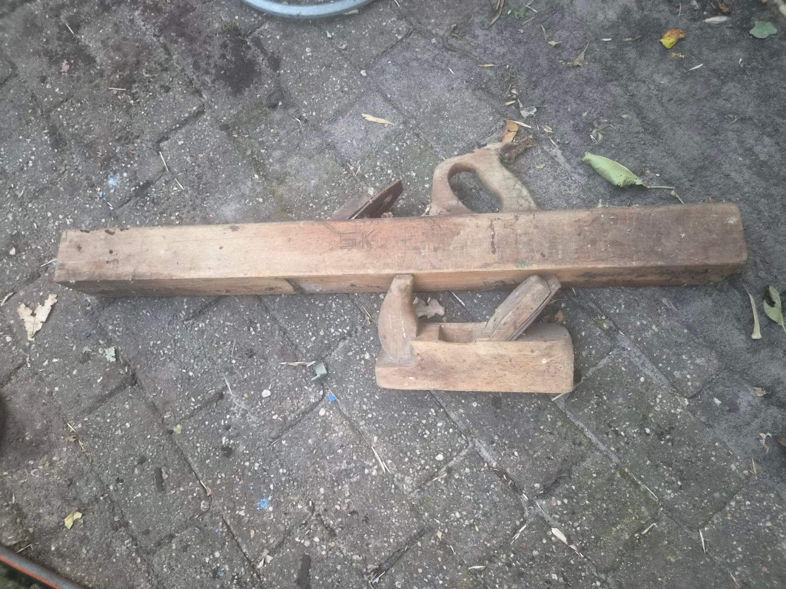 Antieke houten schaven - set van 2, Antiek en Kunst, Antiek | Gereedschap en Instrumenten, Ophalen