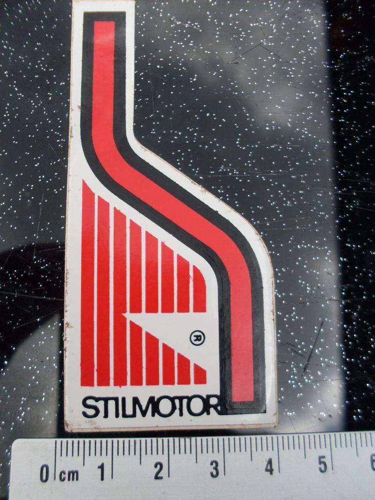 sticker stilmotor logo, Verzenden, Zo goed als nieuw, Merk