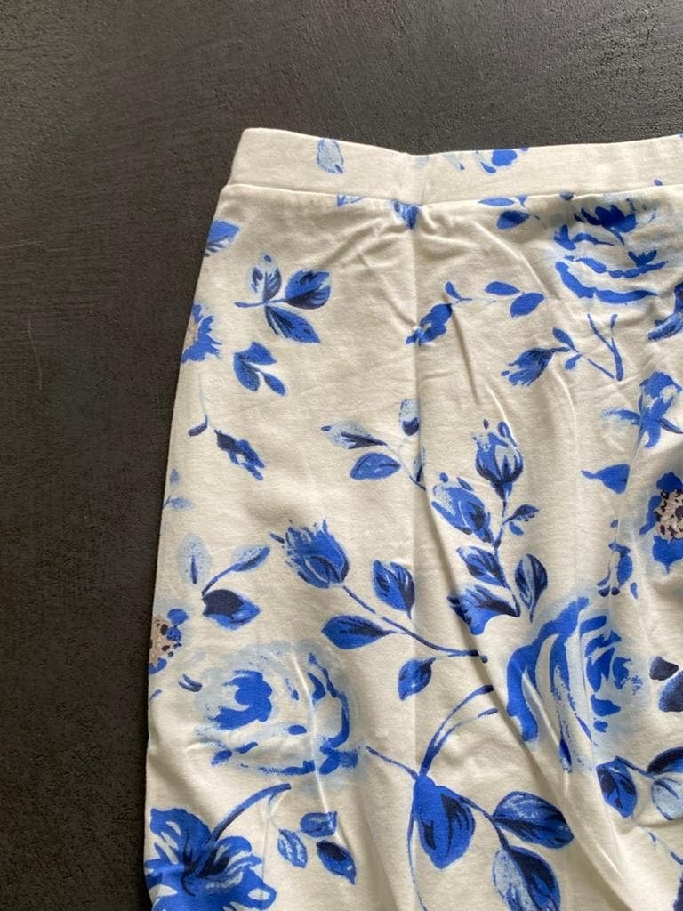 i192/3 Nieuw: rok Susskind maat M=38 wit/blauw, Kleding | Dames, Maat 38/40 (M), Blauw, Nieuw, Ophalen of Verzenden