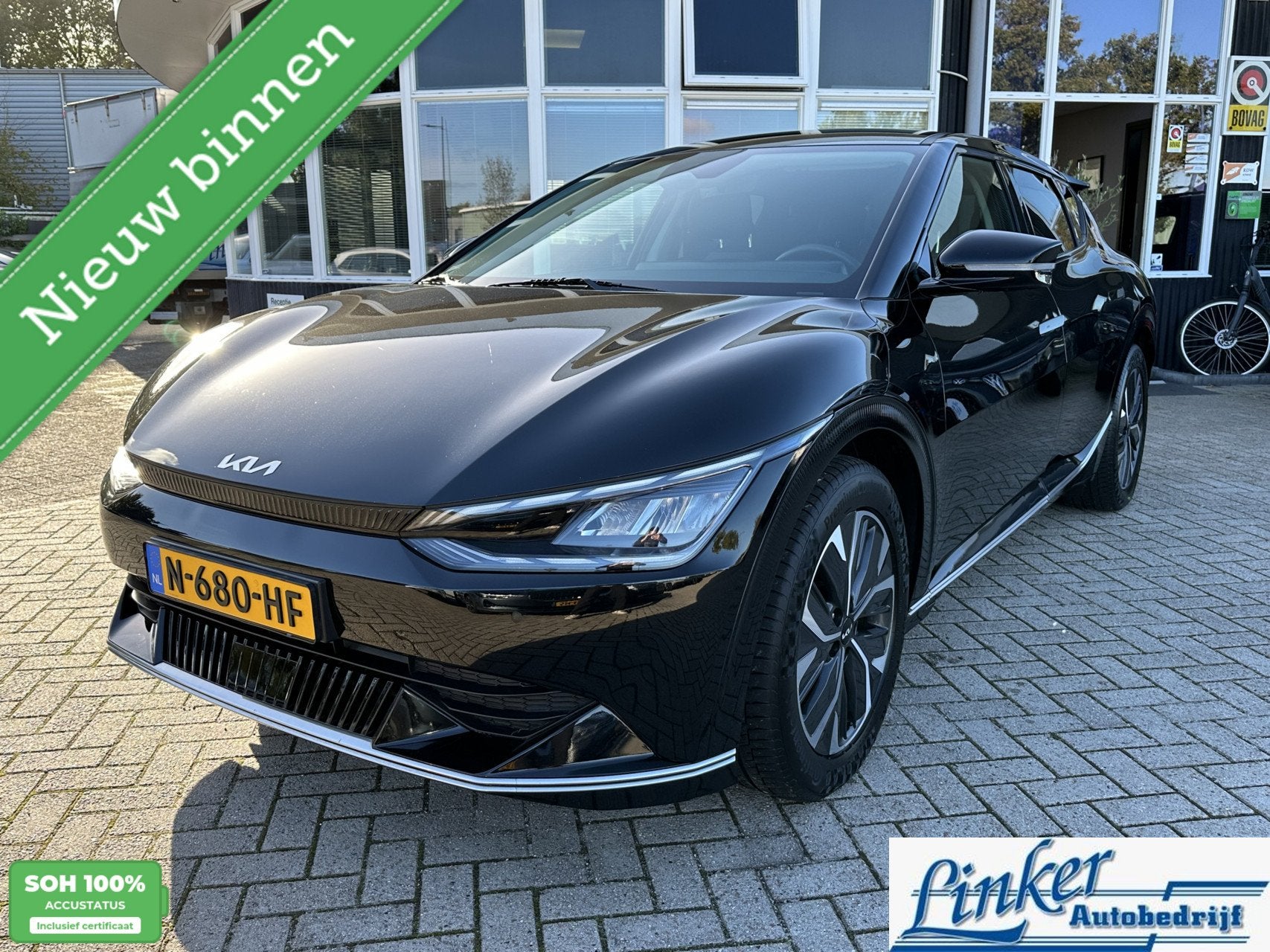 Kia EV6 Plus 77.4 kWh - NL-AUTO SoH 100% I CAMERA I STOELVER, 228 pk, Achterwielaandrijving, Gebruikt, Met garantie (alle)