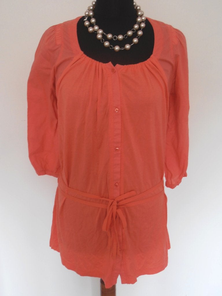Part Two - prachtige oranje zomer tuniek - 38, Maat 38/40 (M), Part Two, Verzenden, Oranje