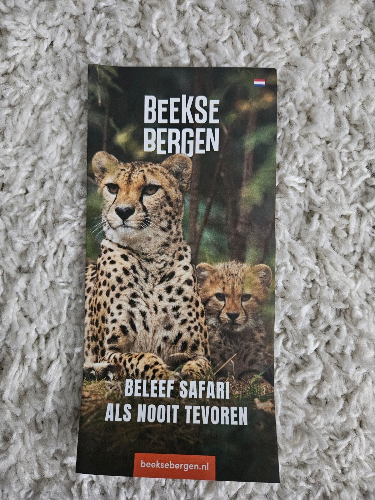 Foldertje Dierentuin Beekse Bergen Safaripark, Verzenden