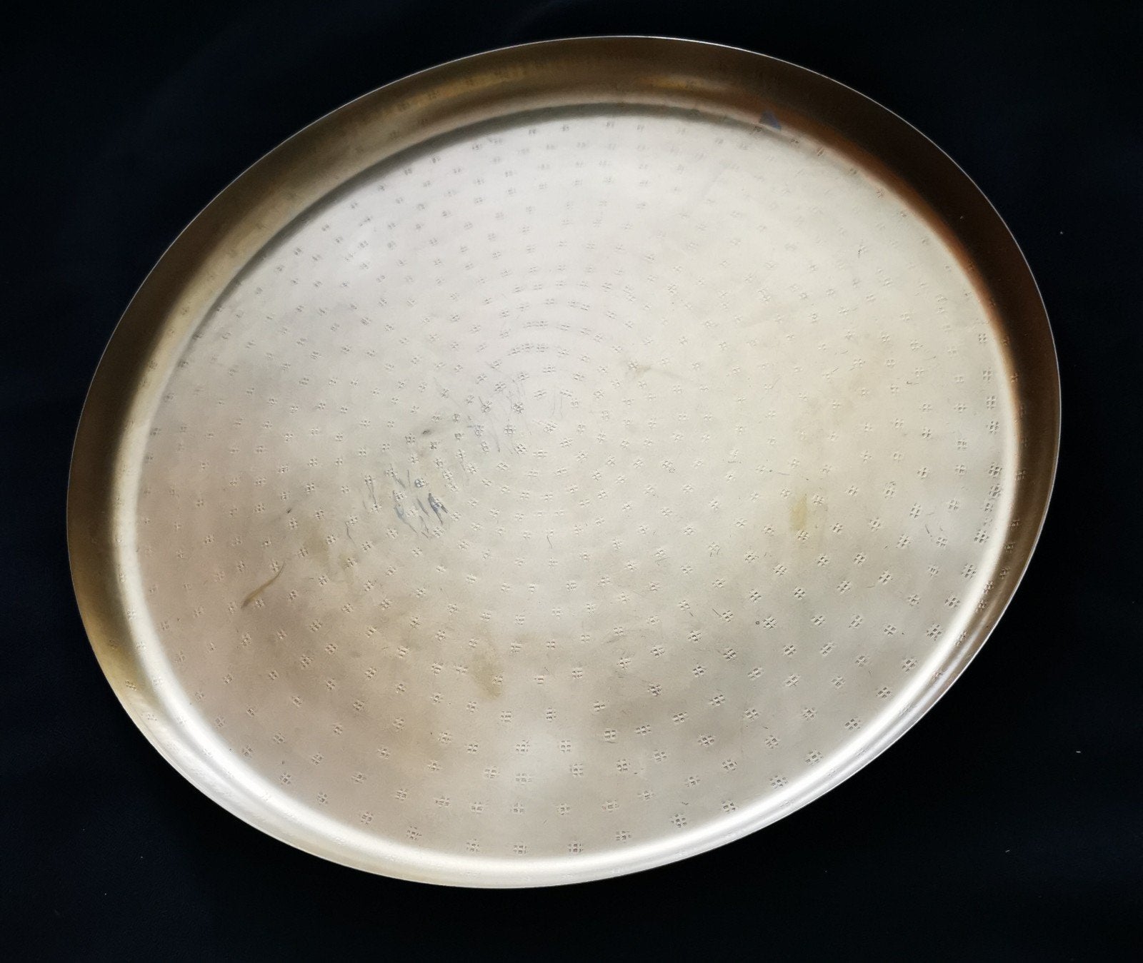 Hema goudkleurige onderzetter 32,5cm, Goud, Metaal, Ophalen of Verzenden, Zo goed als nieuw