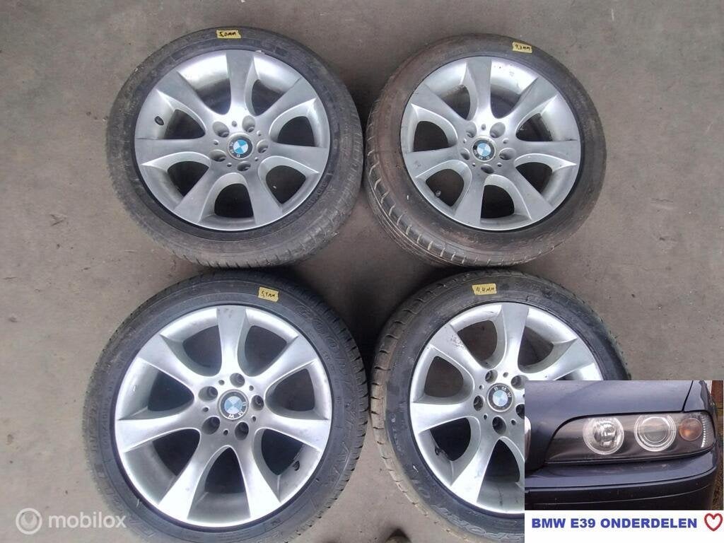 Diverse BMW velgen (E39, E60/61 etc.) per stuk of per set., Gebruikt, Velg(en), 17 inch, Ophalen of Verzenden