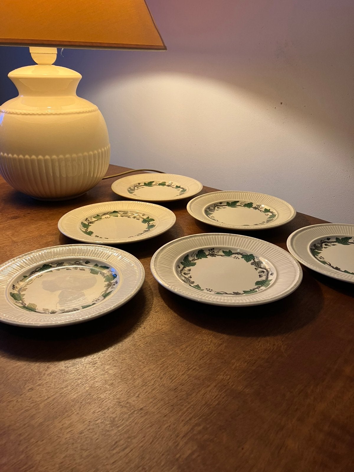 Wedgwood Stratford 6 gebaks bordjes 16 cm, Ophalen of Verzenden