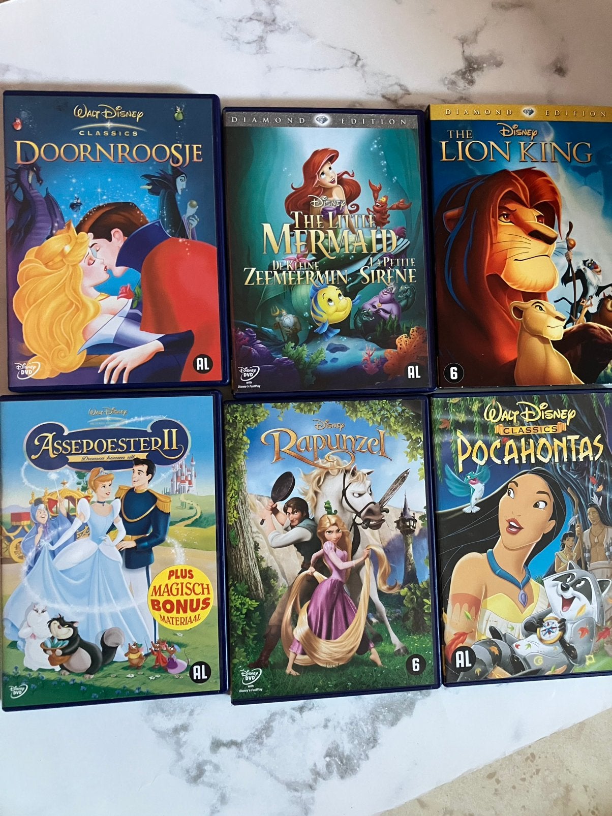 Disney film pakket, Ophalen of Verzenden, Zo goed als nieuw, Alle leeftijden, Amerikaans
