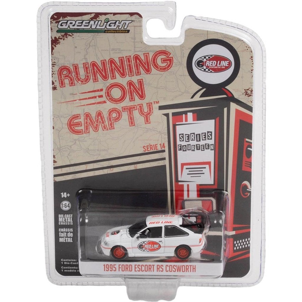 1995 Ford Escort RS Cosworth van Greenlight 1/64 Red Line, Hobby en Vrije tijd, Ophalen of Verzenden, Nieuw, Auto