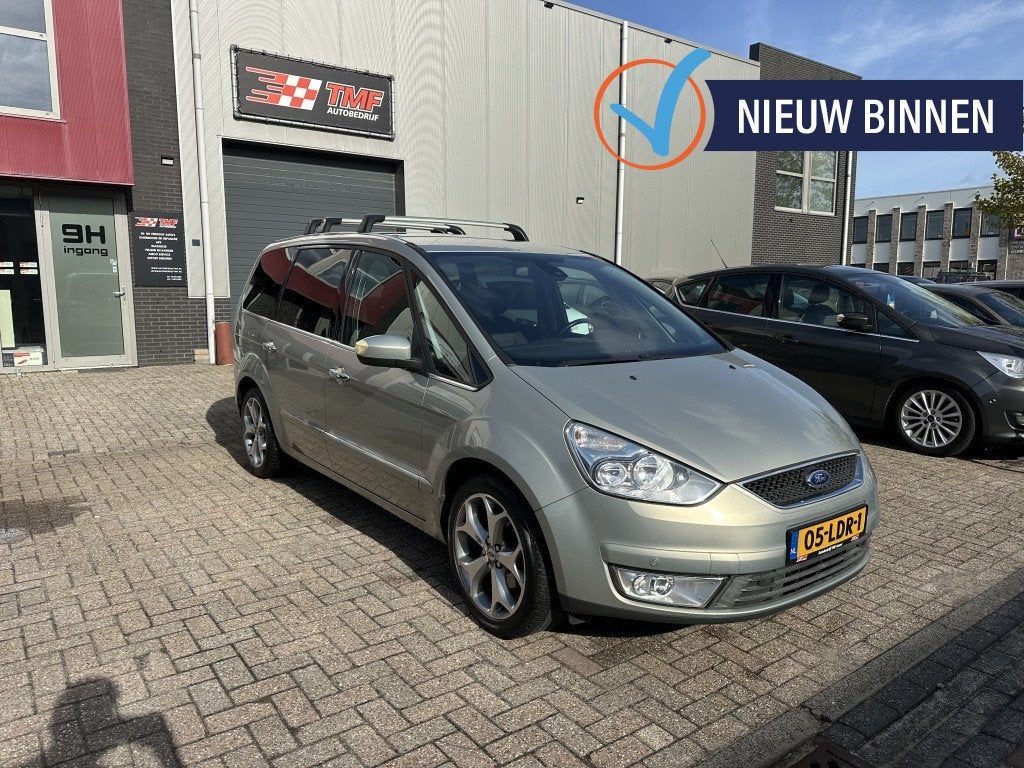 Ford Galaxy 2.0-16V Titanium 7PERS Goed Onderhouden!, Auto's, Euro 5, Gebruikt, Bruin, 7 stoelen