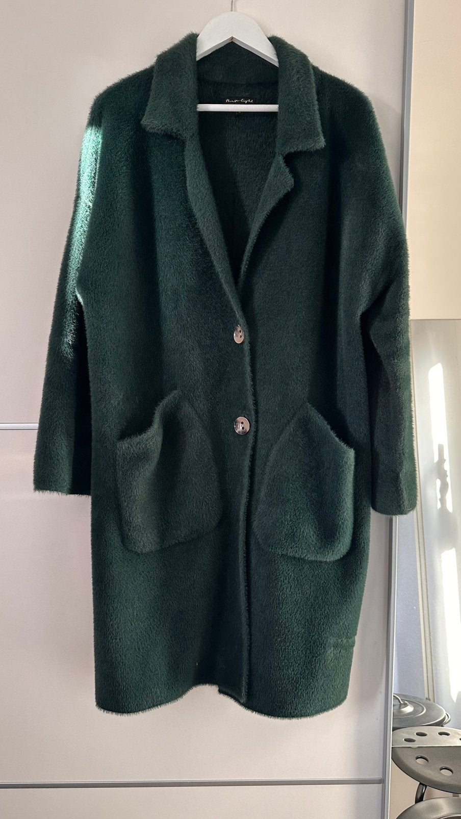 Mantel- Phase Eight Maat 14/maat 42, Kleding | Dames, Ophalen of Verzenden, Zo goed als nieuw, Maat 42/44 (L), Groen