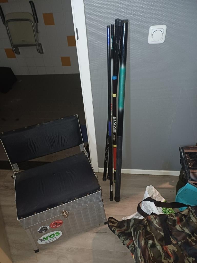Witvis spullen te koop: complete set, Watersport en Boten, Hengelsport | Witvissen, Ophalen, Gebruikt, Complete set