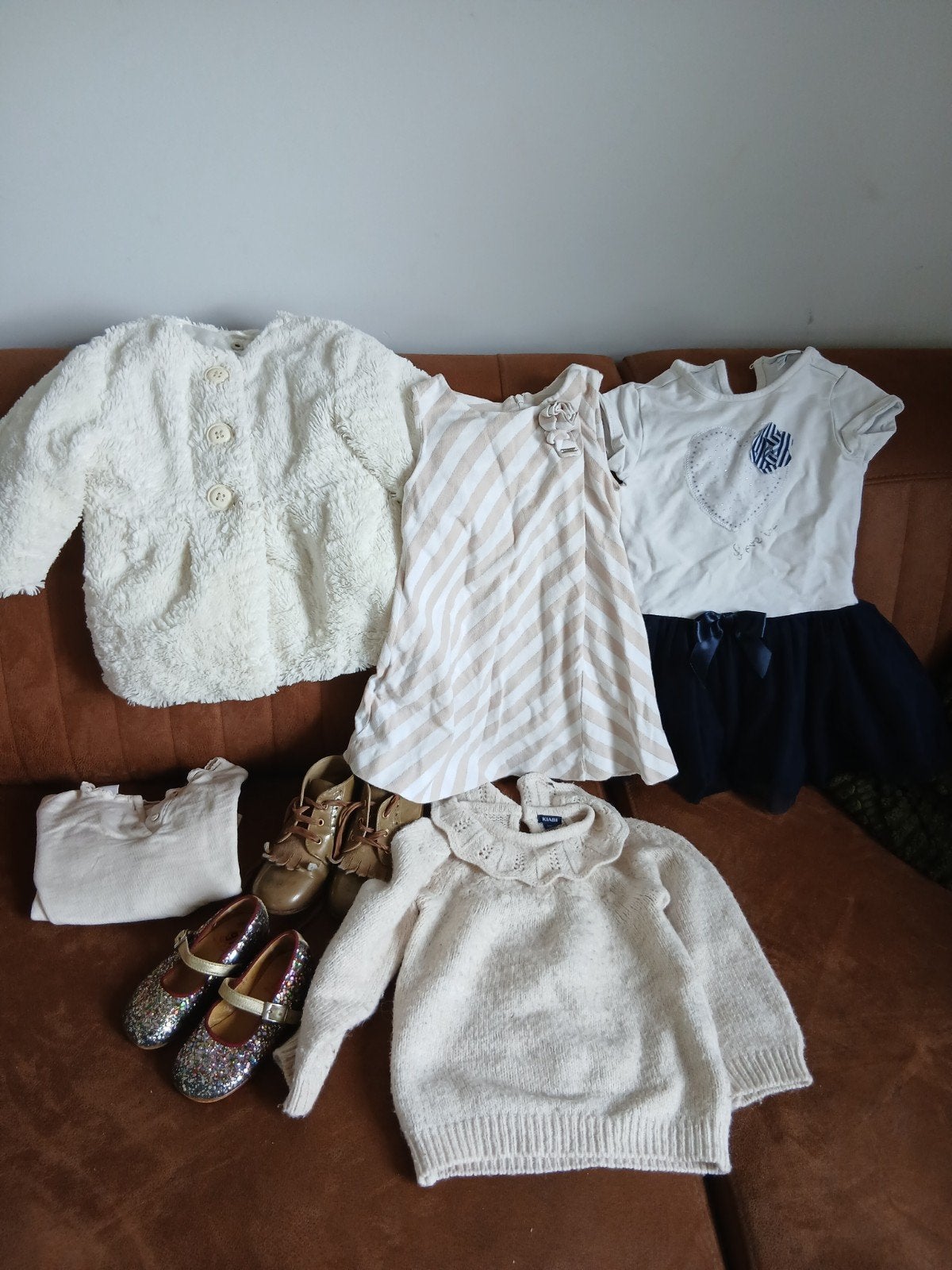 Klassiek pakket Mayoral, schoentjes en jasje (maat 92, Kinderen en Baby's, Kinderkleding | Maat 92, Gebruikt, Mayoral, Meisje