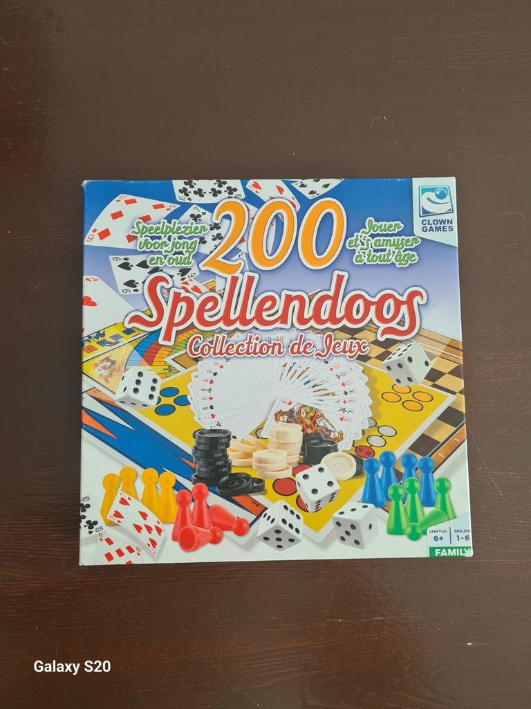200 Spellendoos - Clown Games - NIEUW, Ophalen of Verzenden, Nieuw