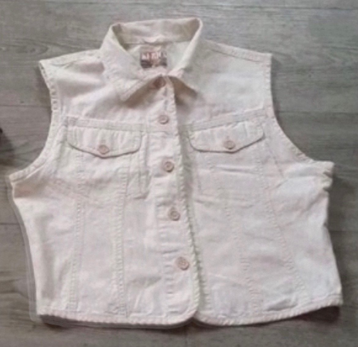 Cremewit blouse. Maat S. Merk, Ophalen of Verzenden, Gedragen, Maat 36 (S)