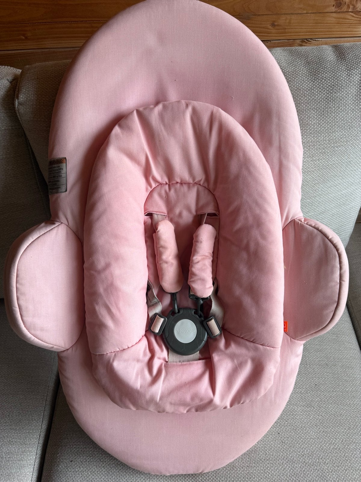 Stokke Steps Bouncer - Roze Wipstoeltje, Ophalen, Gebruikt
