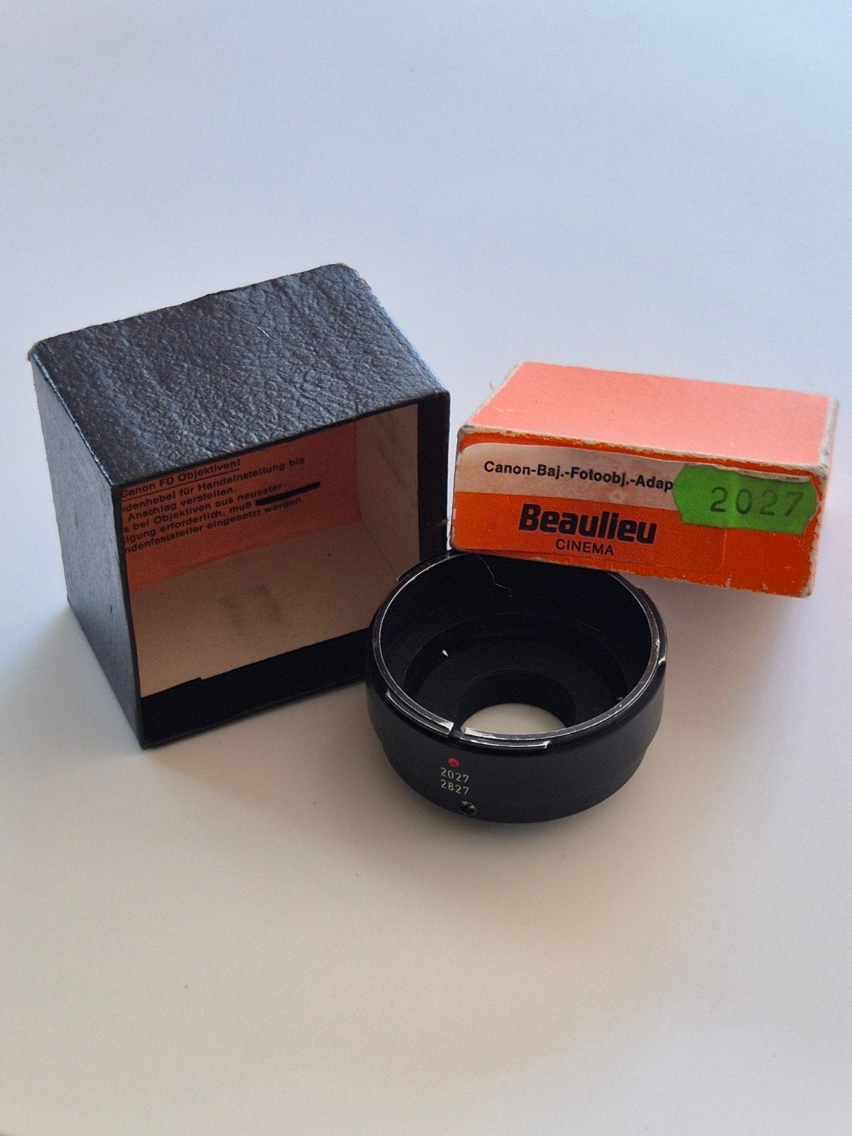 Originele Beaulieu Lens Adapter (2027 / 2827) voor Canon FL, Overige merken, Gebruikt, Onbekend, Ophalen of Verzenden