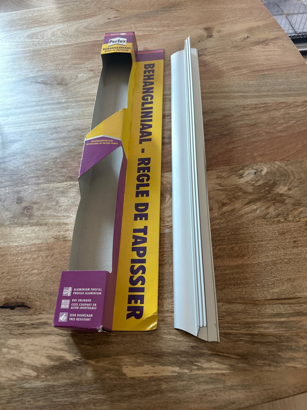 Perfax Behangliniaal - Aluminium profiel, Ophalen, Nieuw, Snijgereedschap, Overige merken