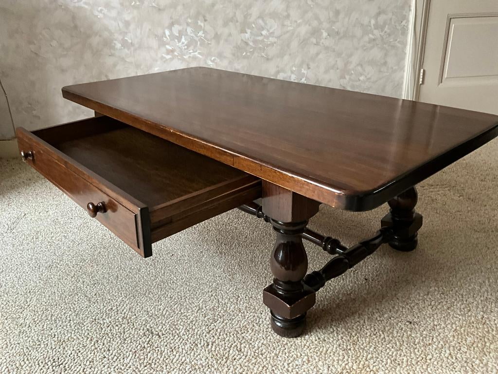 Eiken Salontafel, Huis en Inrichting, Ophalen, Gebruikt, 100 tot 150 cm, Eikenhout