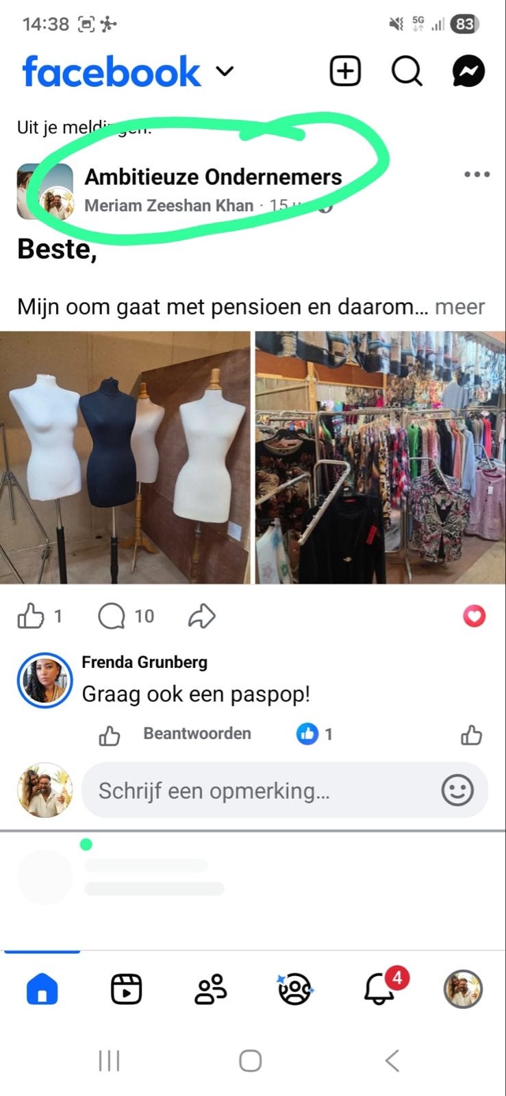 Winkelinterieur: Paspoppen, kledingrekken en meer, Ophalen of Verzenden, Gebruikt