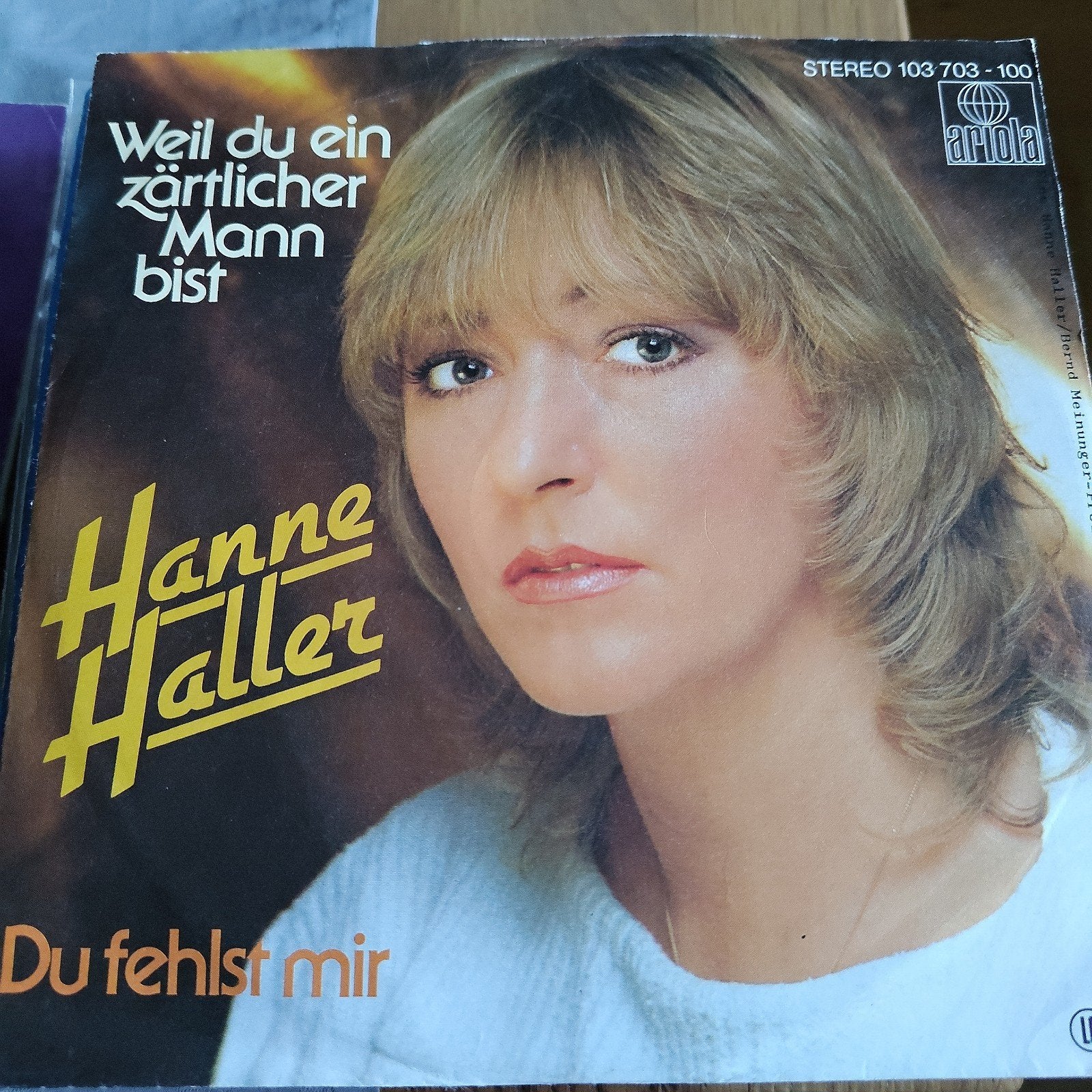 Hanne Haller - Weil du ein zärtlicher Mann bist (Vinyl), Ophalen of Verzenden, Gebruikt, 7 inch, EP