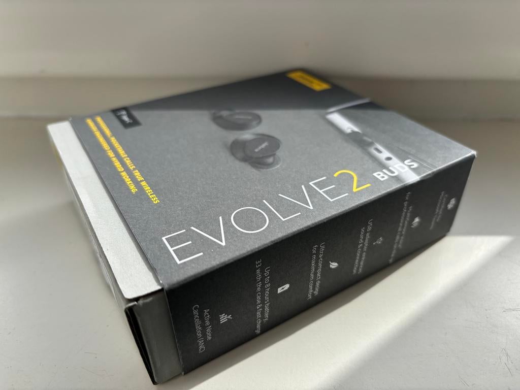 Jabra EVOLVE2 BUDS - nieuw in doos, Overige merken, Nieuw, Ophalen of Verzenden, Over oor (circumaural)