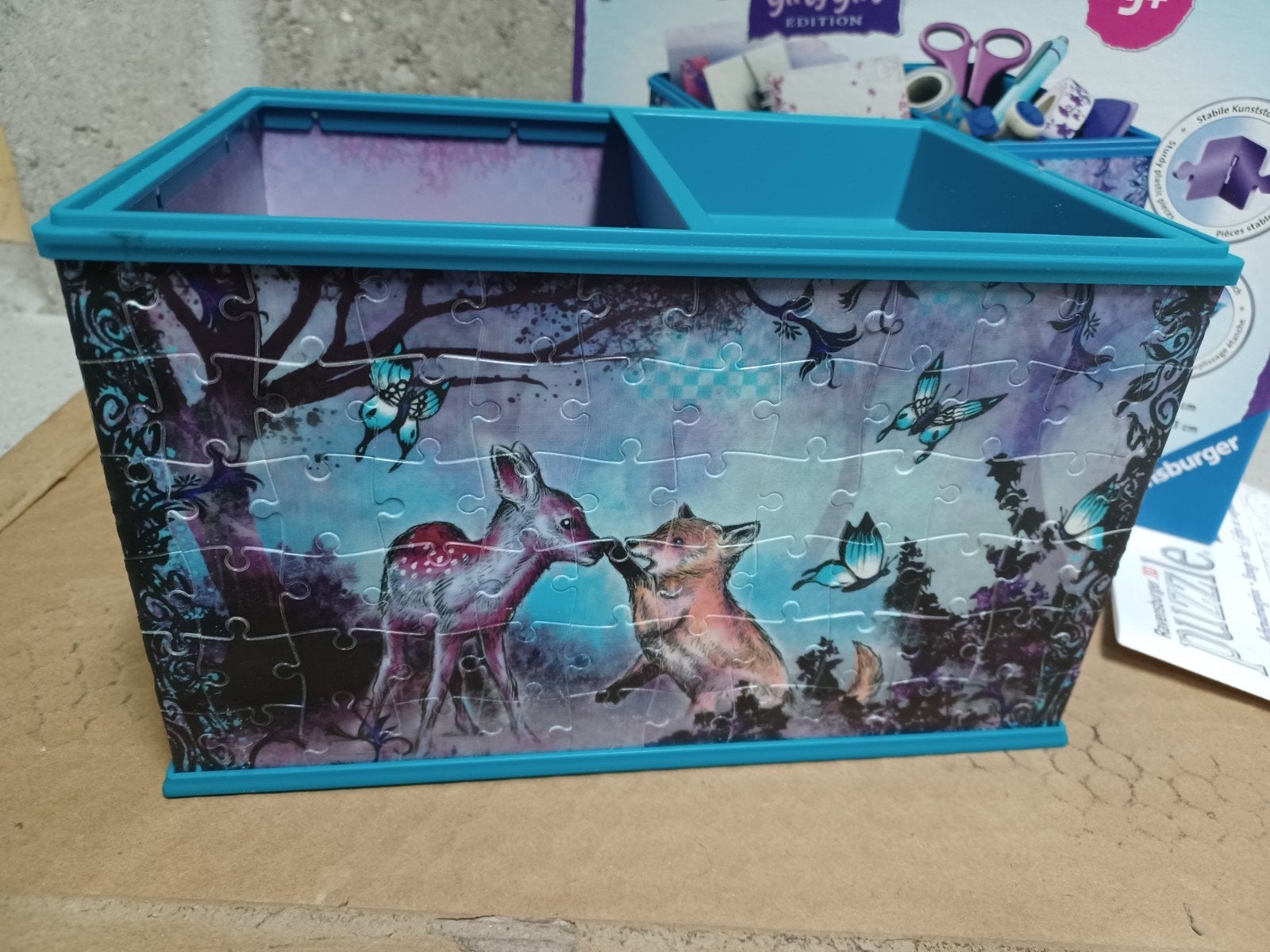 Ravensburger 3D Puzzle Opbergdoos Girly Girl Edition, Dieren, Meerkleurig, Ophalen of Verzenden, Zo goed als nieuw