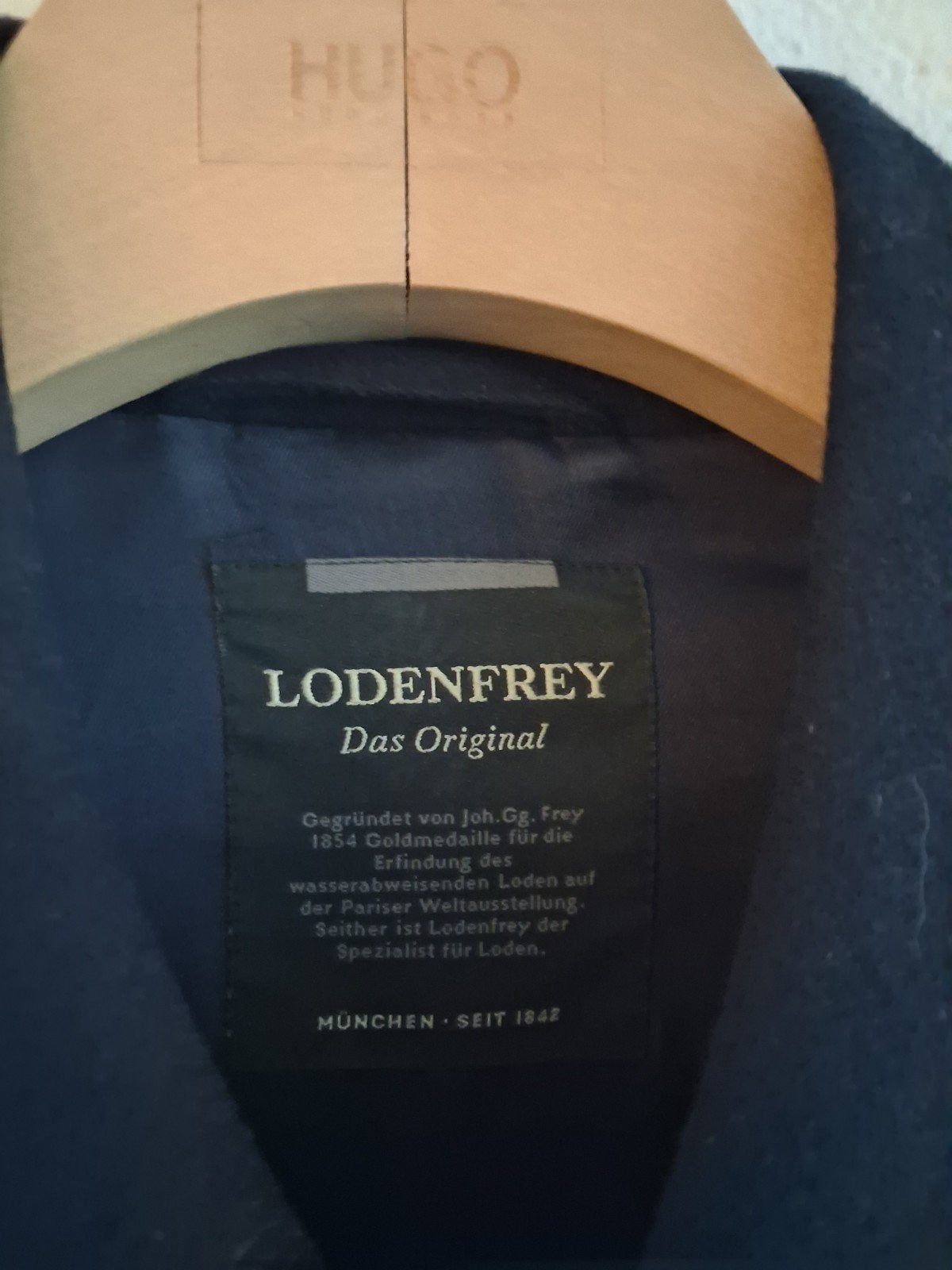 Lodenfrey Loden jas met kasjmier - Zo goed als nieuw Maat XX, Ophalen of Verzenden
