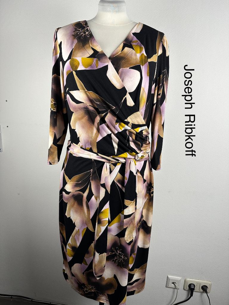 Joseph Ribkoff Jurk  (mt: 48) 18,5/61, Joseph Ribkoff, Joseph Ribkoff, Zwart, Maat 46/48 (XL) of groter