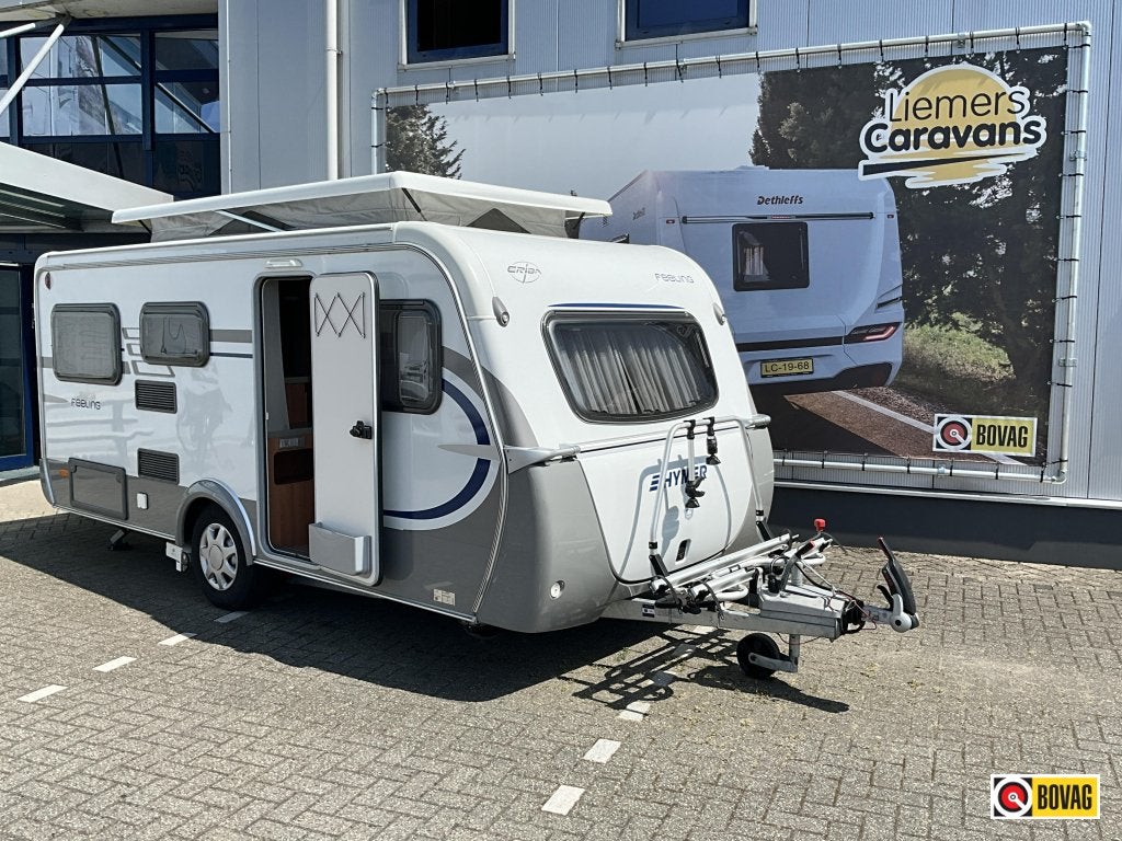 Eriba Feeling 425 HEFDAK-MOVER-FIETSENDRGR, Caravans en Kamperen, Standaardzit, Bedrijf, 750 - 1000 kg, 4 tot 5 meter