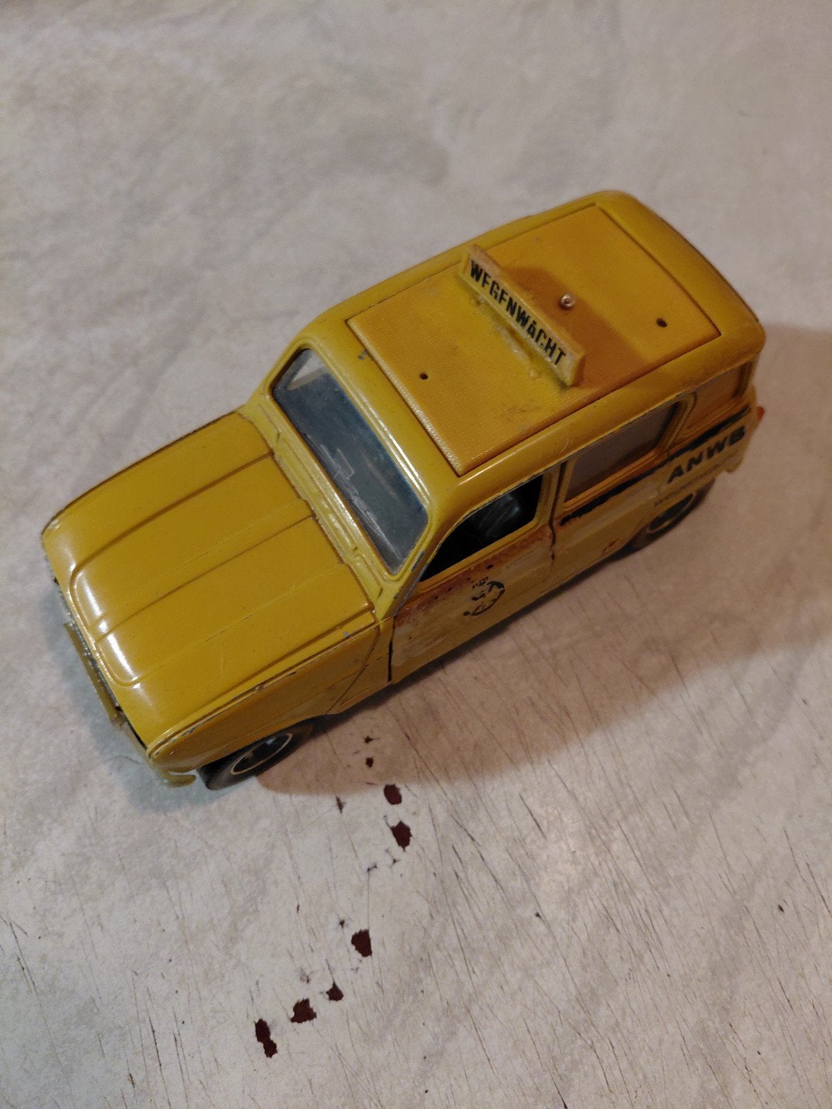 Vintage ANWB Wegenwacht Renault 4 Speelgoedauto, Ophalen of Verzenden, Gebruikt