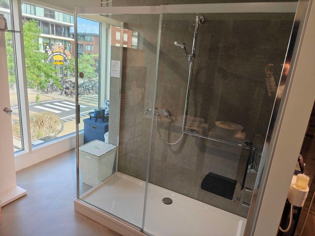 Douchecabine Duka Aqua 5000 incl. douchebak 180x80 cm, Ophalen, Nieuw, Chroom, Douche