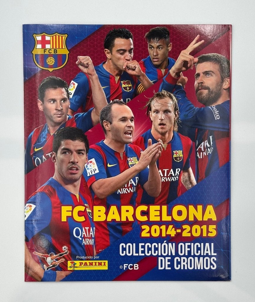 Compleet Panini album FC Barcelona 2014-15 met Messi, Ophalen, Nieuw, Meerdere stickers