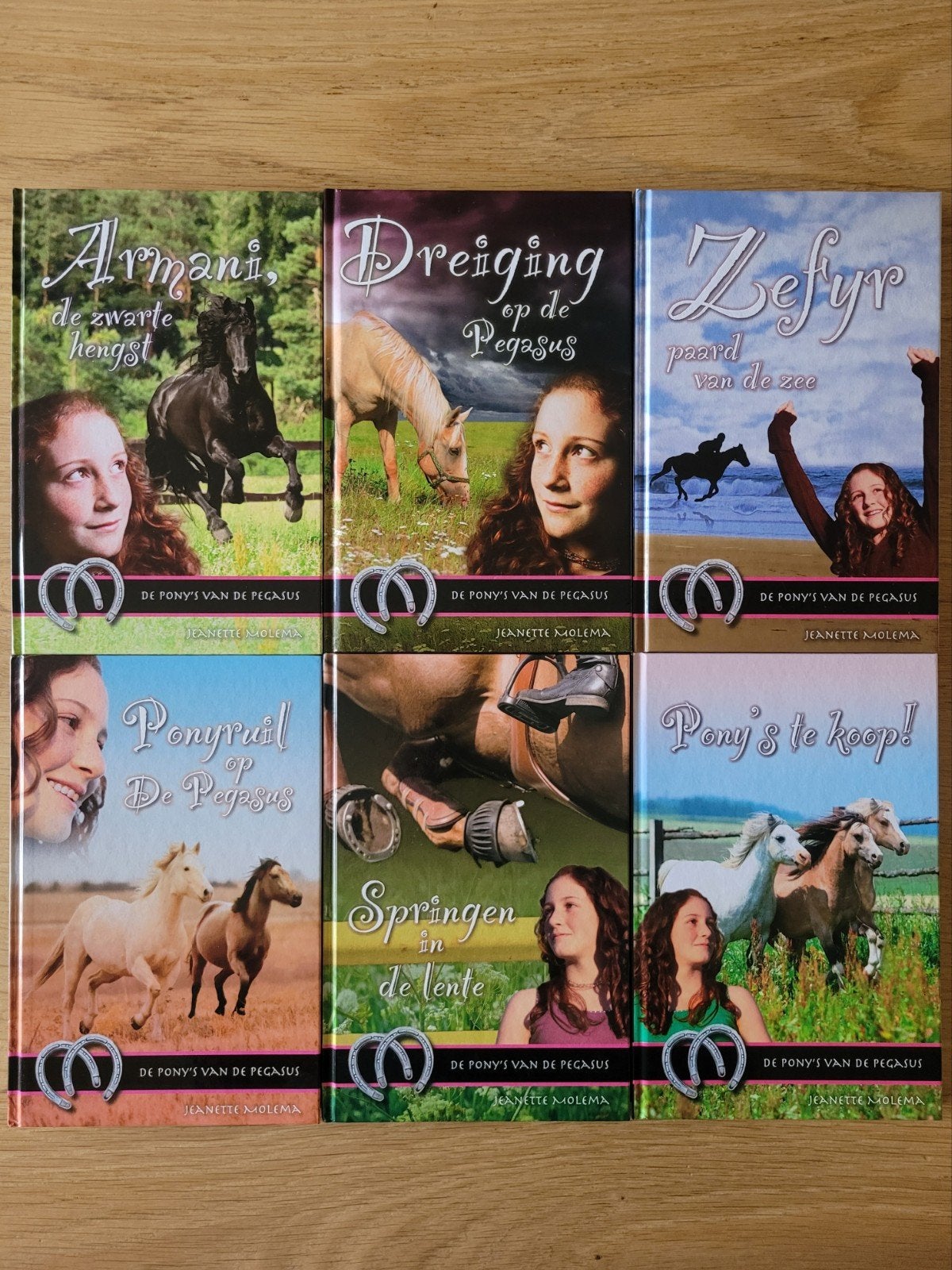 6x De Pony's van de Pegasus, Jeanette Molema, chr ZGAN €15,-, Ophalen of Verzenden, Zo goed als nieuw
