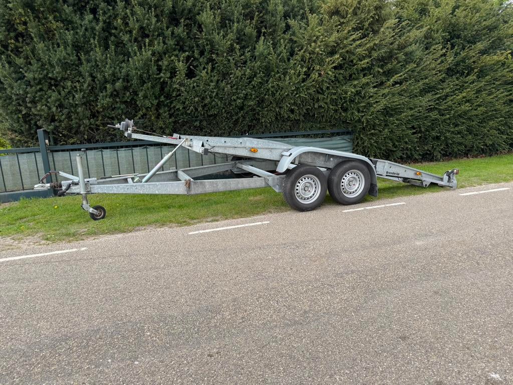 Brenderup KANTELBARE AUTOAMBULANCE AUTOTRANSPORTER, Auto diversen, Aanhangers en Bagagewagens, Ophalen, Zo goed als nieuw