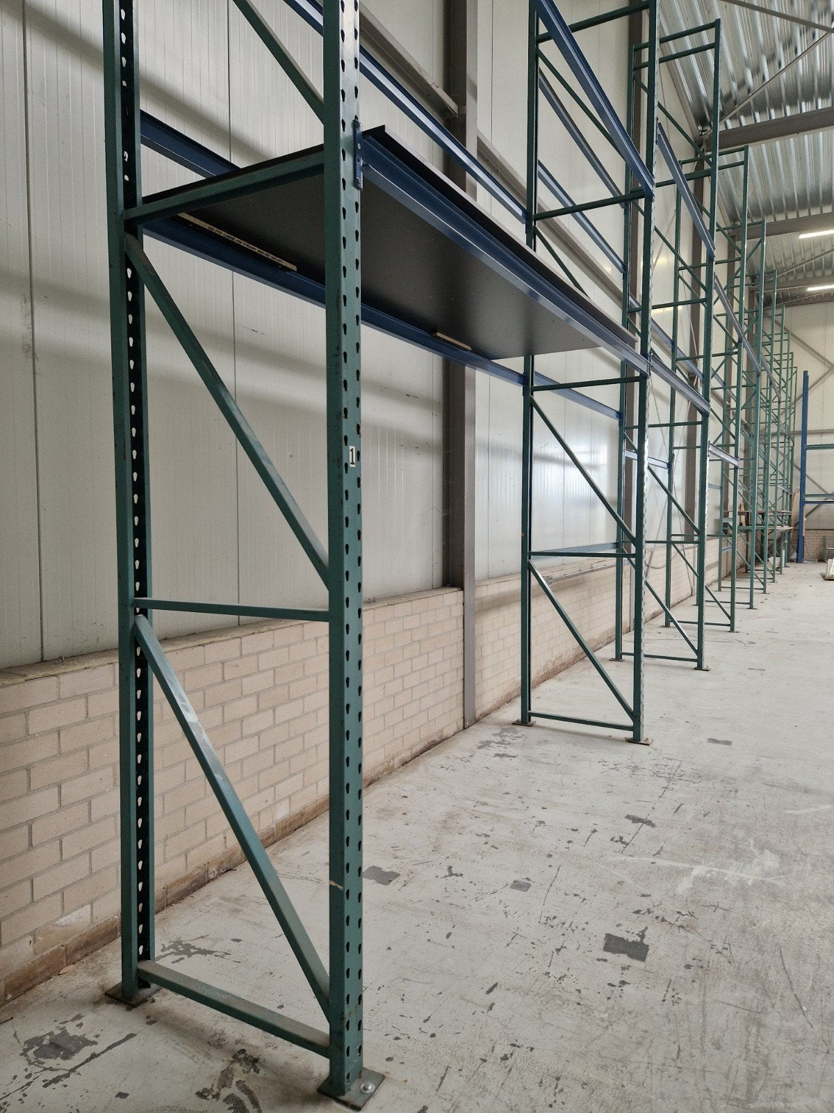 110mtr  Palletstelling hoogte 620cm 50 staanders 250 liggers, Ophalen of Verzenden, Gebruikt, 250 mm of meer, Overige typen