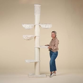 RHRQuality Maine Coon Tower PLUS plafondhoge krabpaal, Ophalen of Verzenden