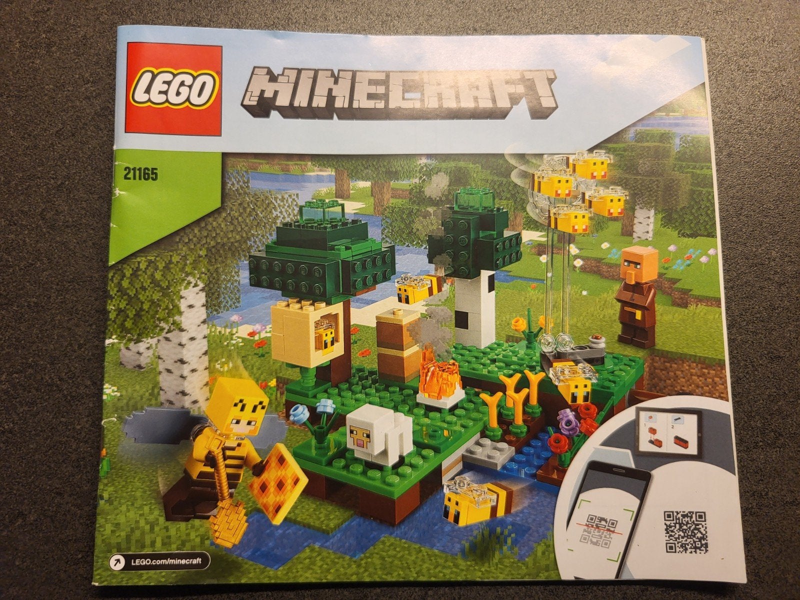 LEGO Minecraft De Bijenboerderij (21165), Ophalen of Verzenden, Zo goed als nieuw, Lego