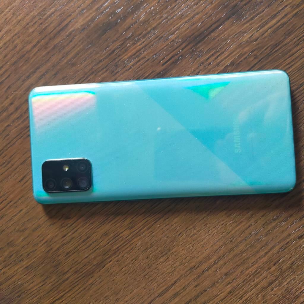 Samsung Galaxy A71 -serie telefoon - Gebruikt, Telecommunicatie, Mobiele telefoons | Samsung, Gebruikt, Overige kleuren, Touchscreen