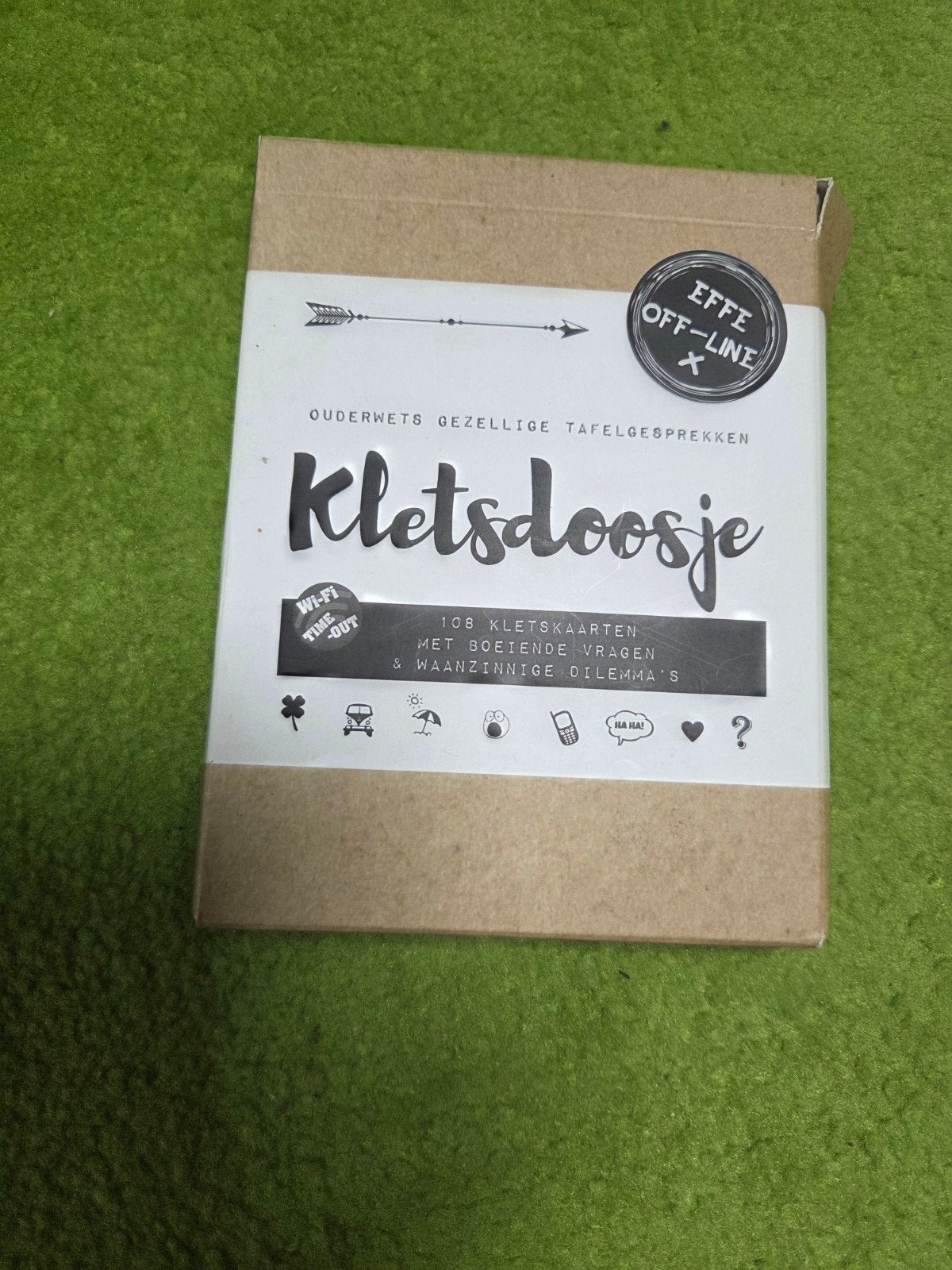 Kletsdoosje - Gezellige Tafelgesprekken - Nieuw, Een of twee spelers, Ophalen of Verzenden, Nieuw, Kletspot