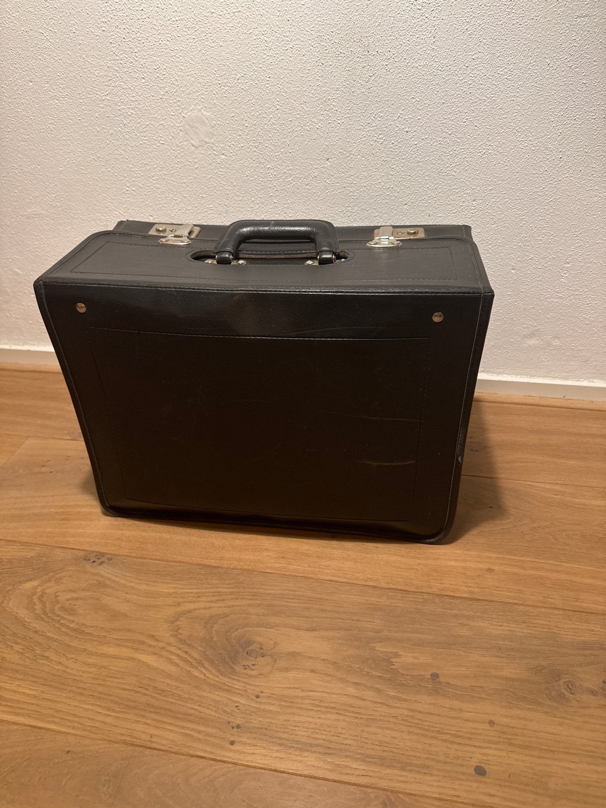 Zwarte pilotenkoffer van Tenter, taxaleer, Gebruikt, Slot, Ophalen of Verzenden, Minder dan 35 cm
