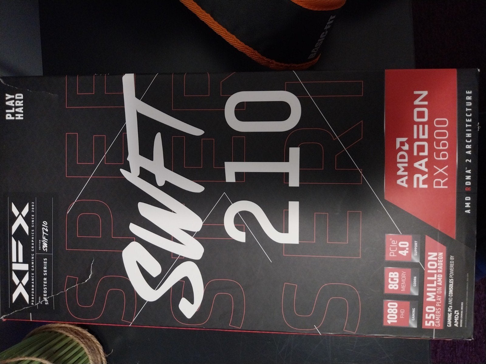 XFX Speedster SWFT210 Radeon RX 6600 Grafische Kaart, Ophalen, AMD, GDDR6, PCI-Express 4