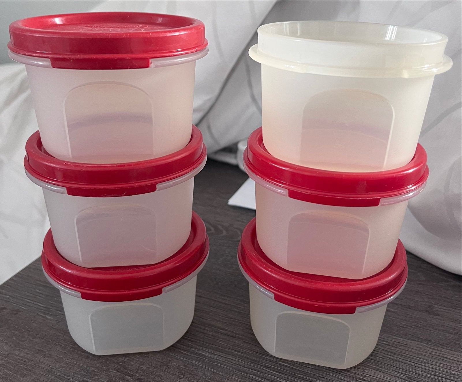 Tupperware opbergdoosjes 200 ml (6 stuks), Gebruikt, Overige kleuren, Bewaardoos, Ophalen of Verzenden