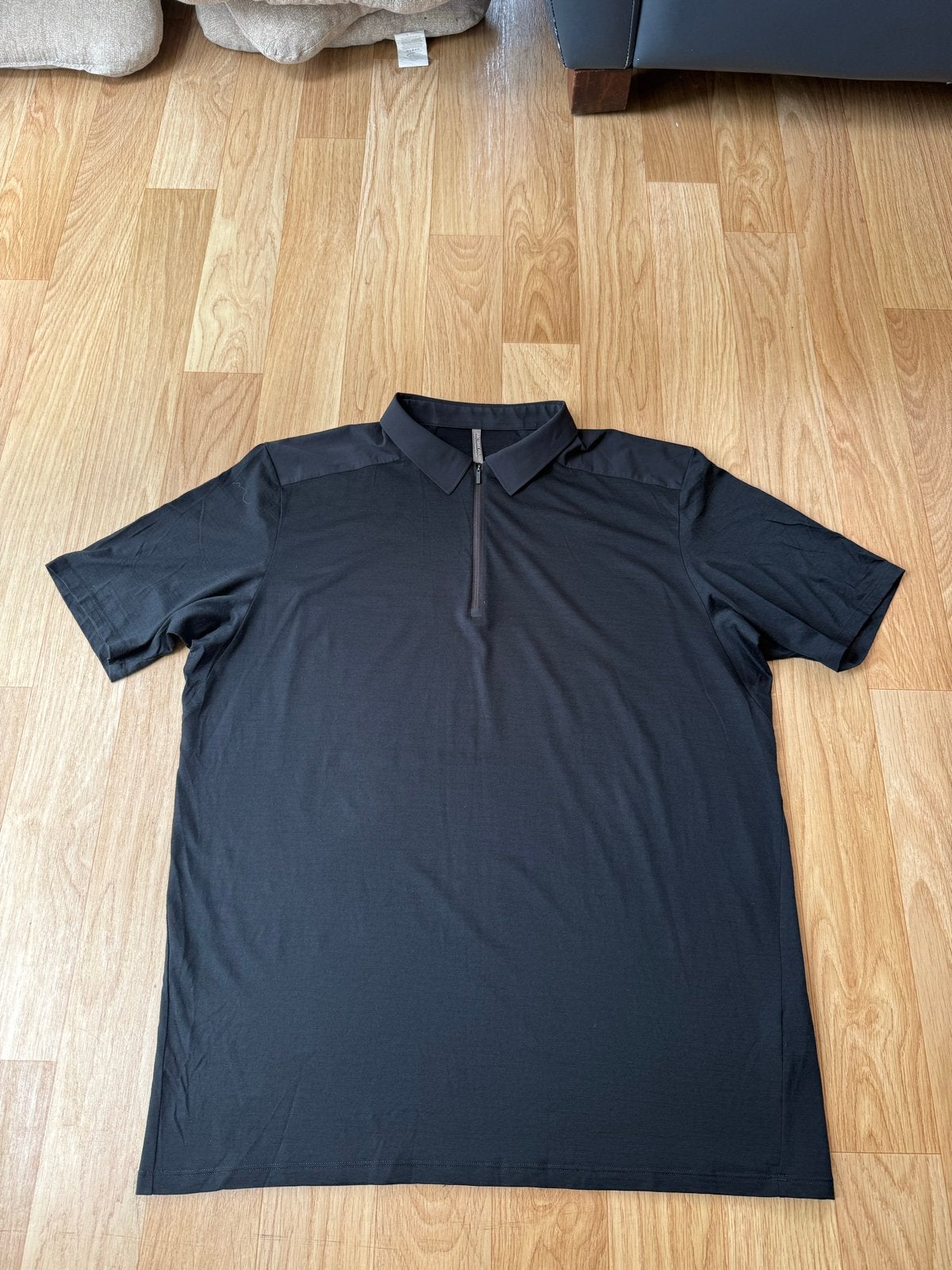 Arc'teryx Veilance Frame Polo Shirt M Zwart, Ophalen of Verzenden, Zo goed als nieuw, Maat 48/50 (M), Zwart