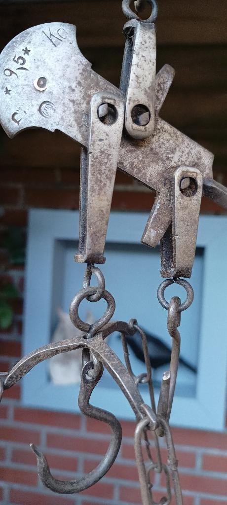 brocante weegschaal -Romeinse balans -handweegschaal- unster, Ophalen of Verzenden