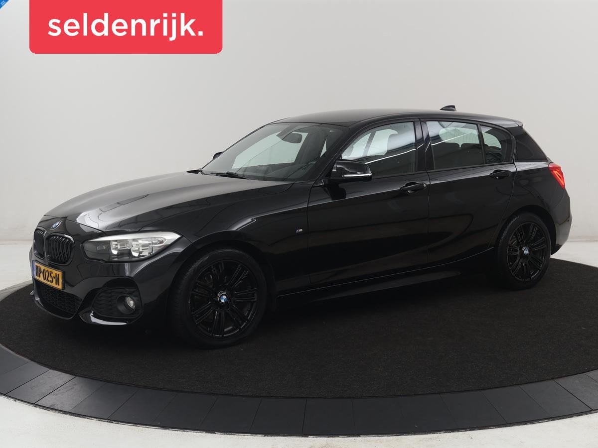 BMW 1-serie 118i M Sport Automaat 5-deurs Climate Control |, Auto's, Gebruikt, 4 cilinders, Alcantara, Zwart