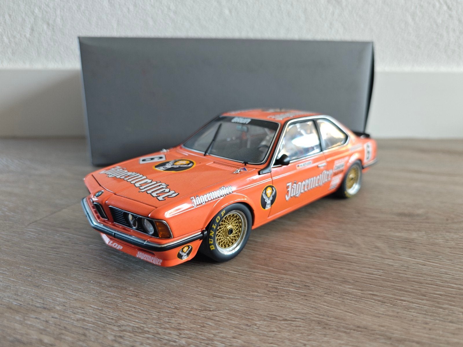 Autoart BMW 635 CSi #6 ETCC 1984 Jägermeister H. Stück 88446, Ophalen of Verzenden, Gebruikt, Auto, Autoart