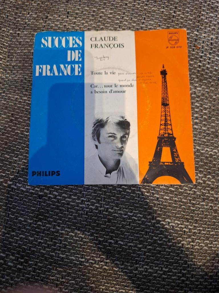 Claude François - Succes de France Vinyl Single, Ophalen of Verzenden, Zo goed als nieuw