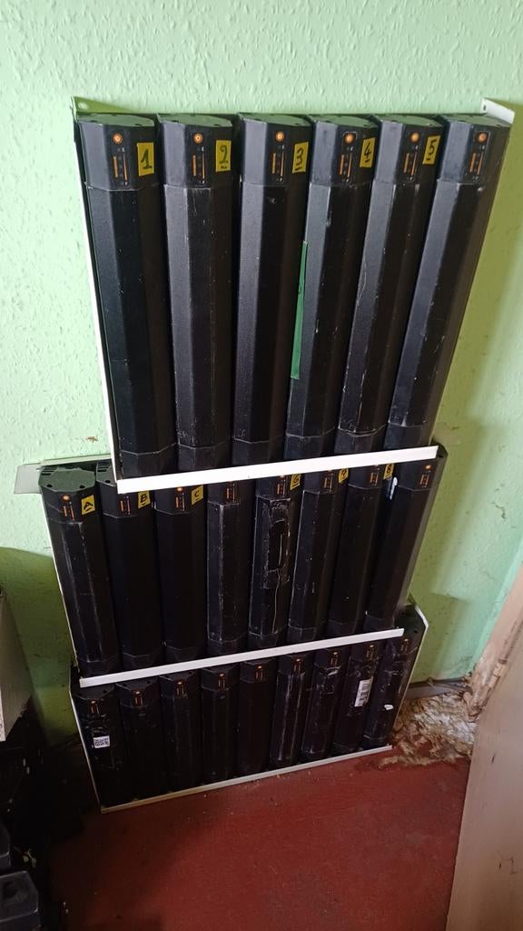 50 stuks fietsaccu's (25kwh totaal), Ophalen of Verzenden, Gebruikt