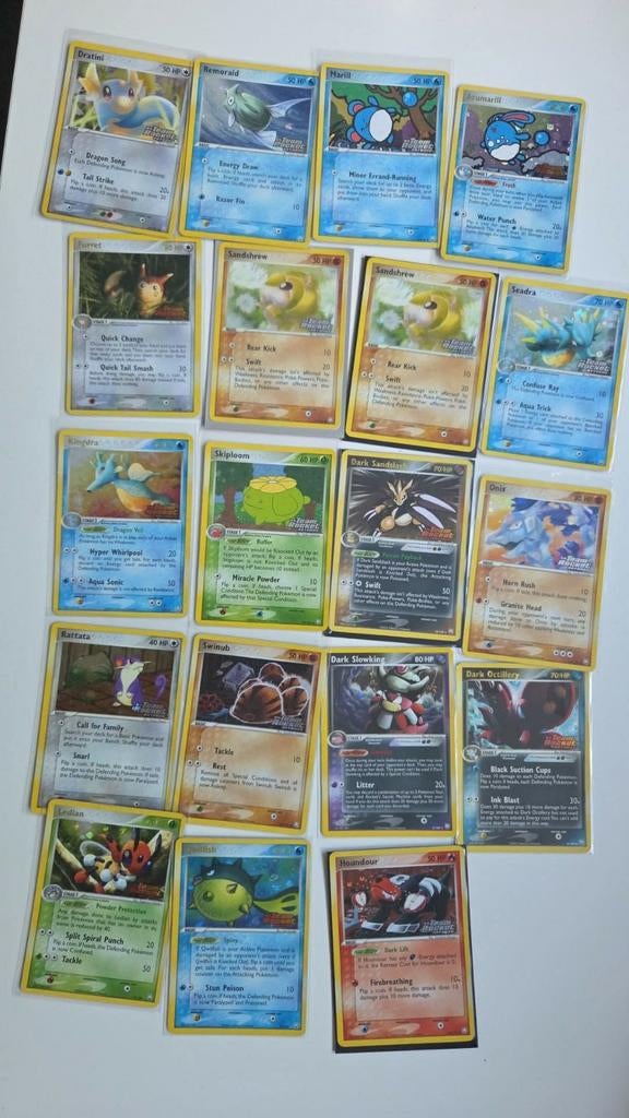 EX Team Rocket Pokemon Stamped, Ophalen of Verzenden, Zo goed als nieuw, Booster, Foil